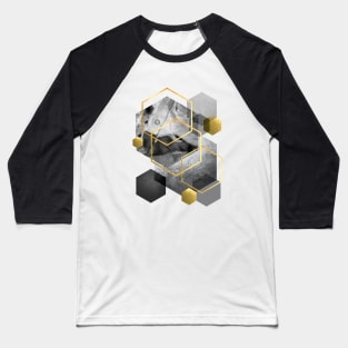 Hexagon Art Baseball T-Shirt